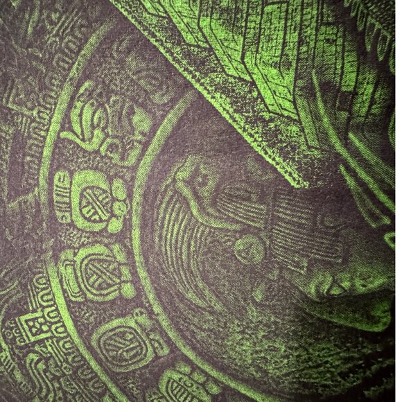 Men Black |Green Cancun Tee Shirt Size XL - Picture 5 of 5